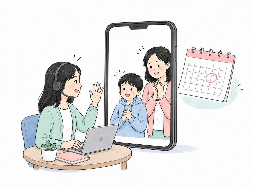 教育專員視像迎接家長與學生